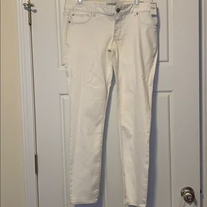 Express white jean legging size 12